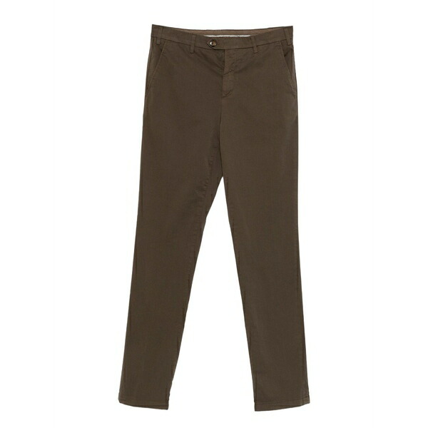 カナーリ メンズ カジュアルパンツ ボトムス Straight-leg trousers Brown｜asty