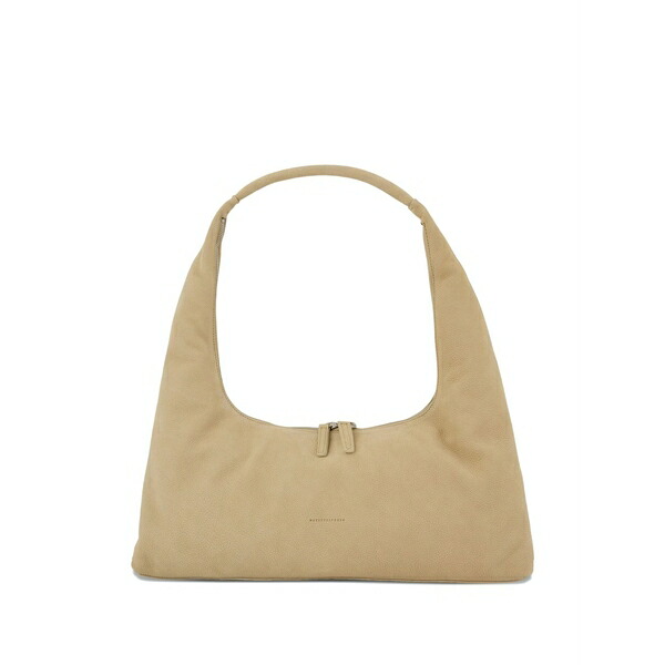 マージ シャー木材 レディース ショルダーバッグ 御徒面子 Large leather shoulder bag Neutrals
