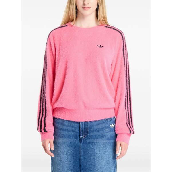 アディダス レディース 編み物\u0026スウェーター アウター Adicolor holiday sweater Pink セーター-ニット・セーター