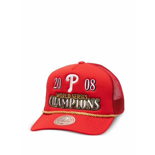 ミッチェル&ネス メンズ 帽子 アクセサリー Philadelphia phillies golden champs trucker cap Red|asty
