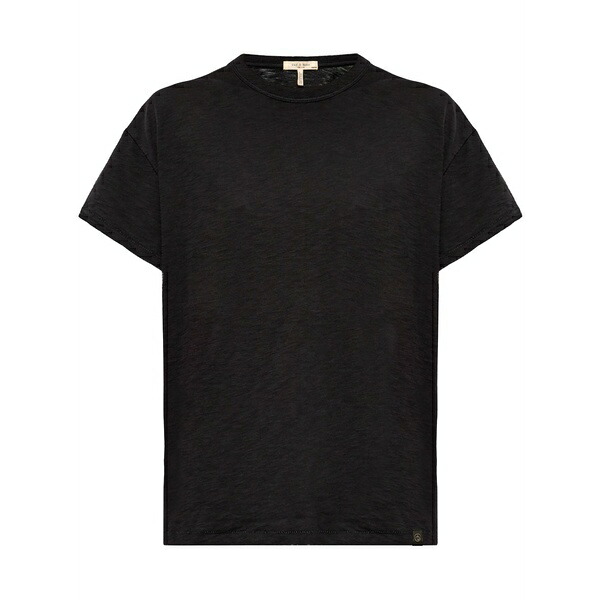 ラグアンドボーン レディース プルオーバー トップス Mini slub crew-neck t-shirt  Black