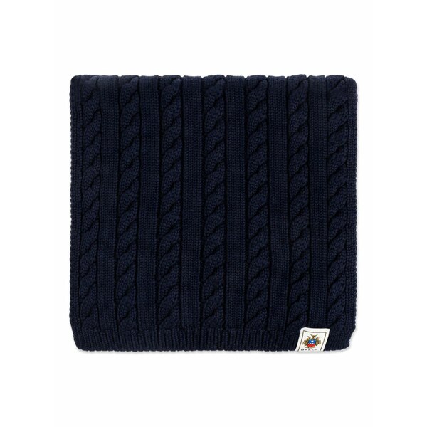 バリー メンズ えり巻き・袈裟・えり巻き 付属物 Cable-knit scarf Blue