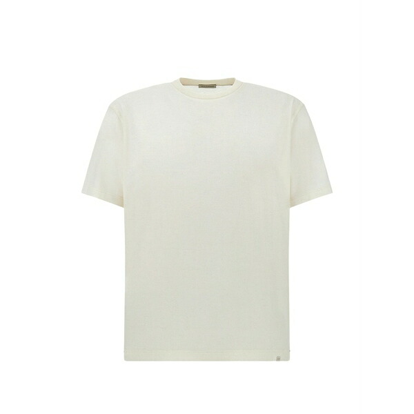 ポールアンドシャーク メンズ ティーシャツ トップス Crew-neck t-shirt Neutrals Tシャツ・カットソー-トップス-メンズファッション