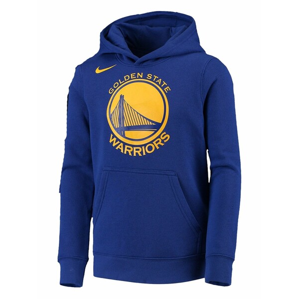 ナイキ メンズ パーカー・スウェットシャツ アウター Nba golden state warriors hoodie Blue｜asty
