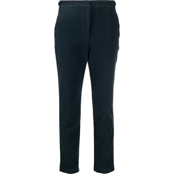 アスペジ レディース カジュアルパンツ ボトムス Cropped chino trousers Blue｜asty