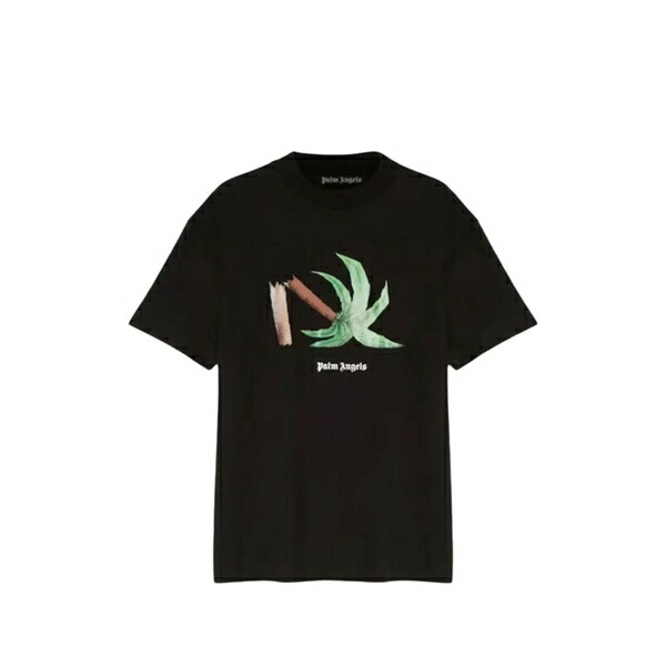 パーム・エンジェルス メンズ ティーシャツ トップス Broken palm t-shirt Black メンズファッション-トップス-Tシャツ・カットソー