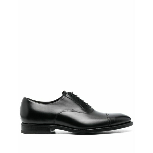 ヘンダーソン・ブラッコ メンズ 御召しものシューズ シューズ Lace-up leather oxford shoes Black