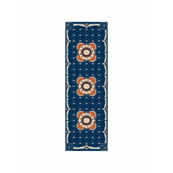 フォルテラ メンズ えり巻き・袈裟・えり巻き 付属物 Zodiac-print scarf Blue