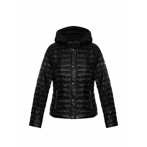 ムースナックルズ レディース ジャケット＆ブルゾン アウター Cloud walker air hooded padded-design jacket Black｜asty