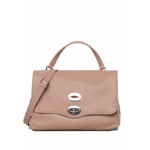 ザネラート レディース ショルダーバッグ 御徒面子 Small postina leather shoulder bag Pink