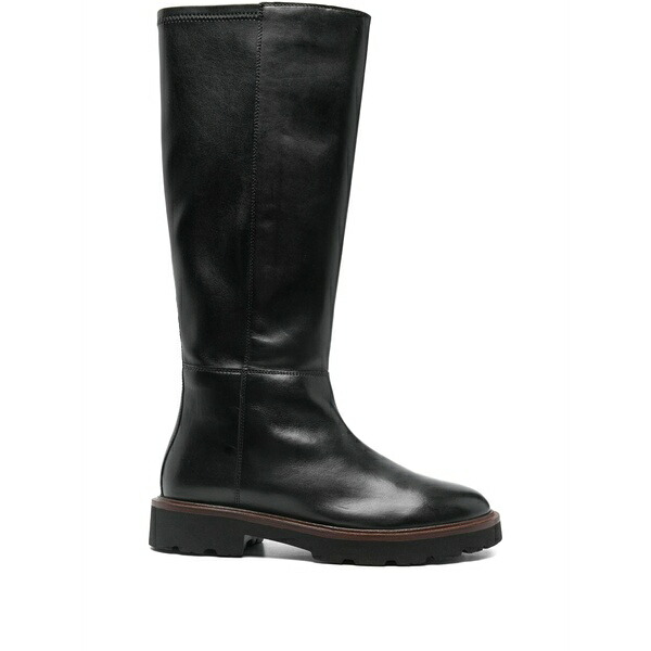 ジェオックス レディース ブーツ シューズ Zip leather boots Black