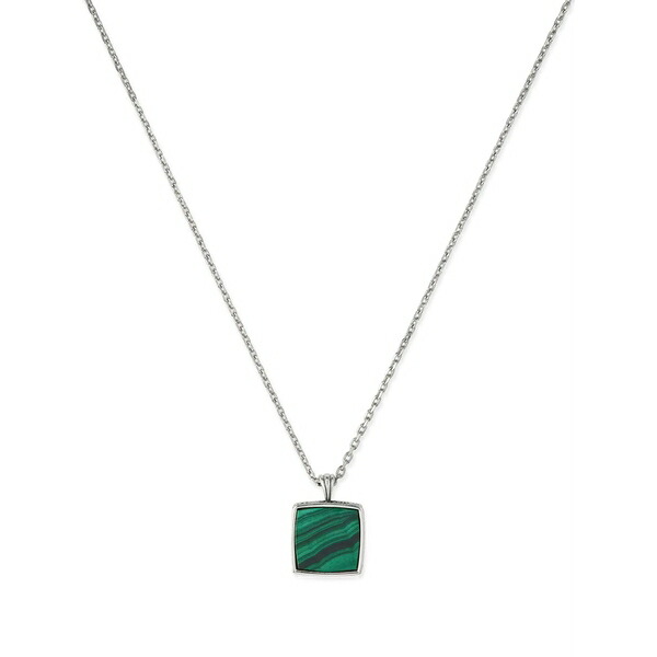 エマニュエレ ビコッキ メンズ 頸飾り・チョー鉄道車両 添え物 Malachite-amulet necklace Silver