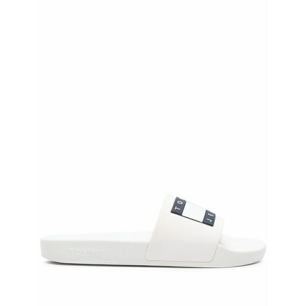 トミーヒルフィガー レディース サンダル シューズ Flag-logo pool slides Neutrals