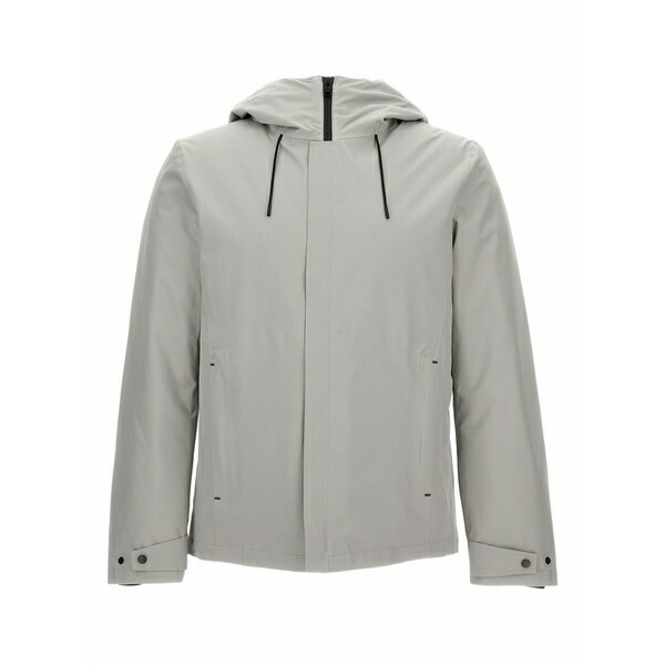 毛糸 資産家 メンズ 上衣＆上衣 アウター Crestmont hooded zip-front jacket Grey