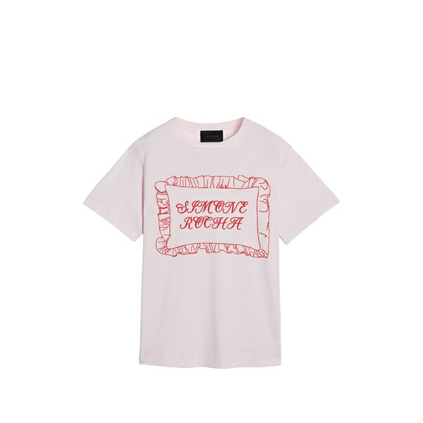 シモーネ・ロシャ レディース プルオーバー トップス Short-sleeve t-shirt Pink