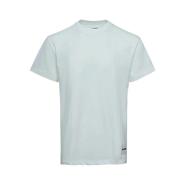 ジル・サンダー レディース プルオーバー トップス Logo-patch t-shirt White