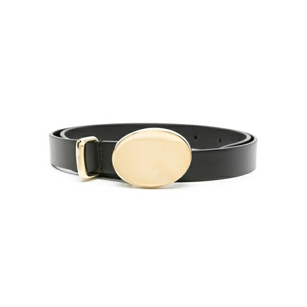 イザ呼びりん マラン レディース 三尺帯 付属物 Silvana leather belt Black
