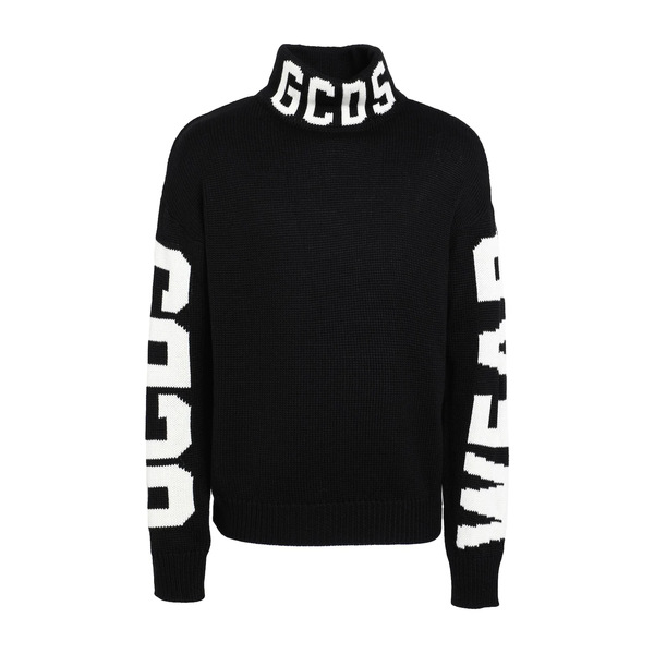 GCDS GCDS ジーシーディーエス ニットセーター アウター レディース Turtlenecks Black 