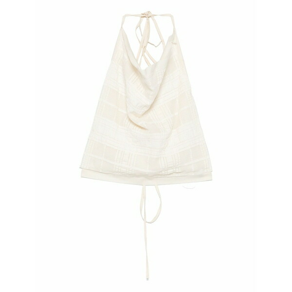 ジェジア レディース カットソー トップス Open-back top  Neutrals