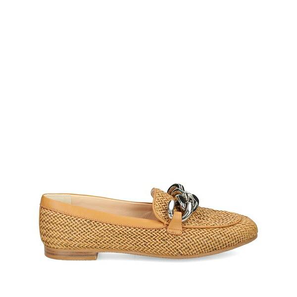 カサディ レディース スリッポン・ローファー シューズ Hanoi chain link-detail loafers  Neutrals