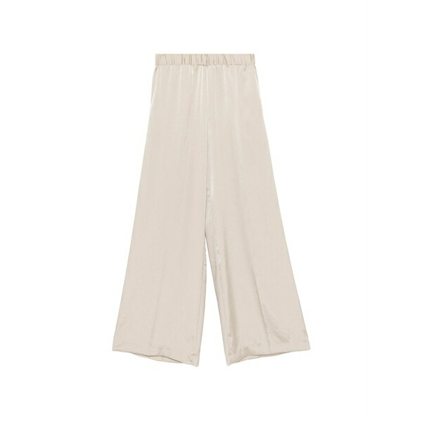 パロッシュ レディース 心地よいズボン下 ボトムス Elasticated-waist palazzo pants Neutrals