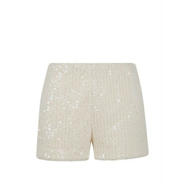 ツイン仕掛ける レディース 心地好いズボン下 ボトムス Sequinned shorts Neutrals