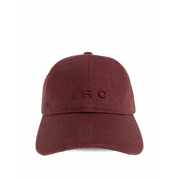 イロ レディース かぶり笠 添え物 Embroidered cap Red
