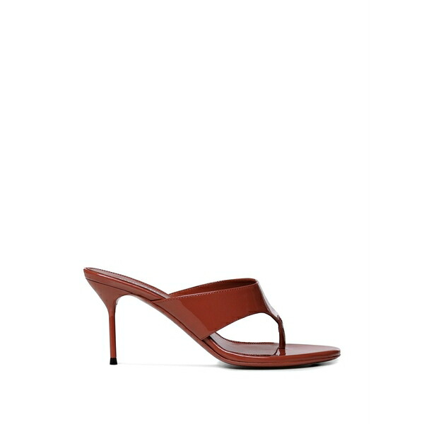 光の都市テキサス州 レディース サンダル シューズ Patent-leather thong sandals Red
