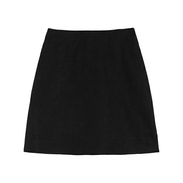ジル・サンダー レディース スコート ボトムス High-waist a-line miniskirt Black
