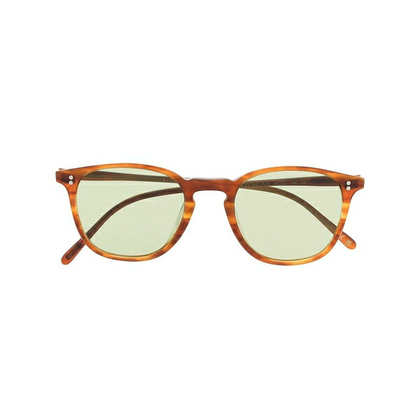 オリバーピープルズ メンズ サングラス・アイウェア 添え物 Tortoiseshell-effect round-frame sunglasses Brown