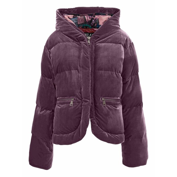 呼びりん探し回る レディース 上衣＆上衣 アウター Velvet puffer jacket Purple