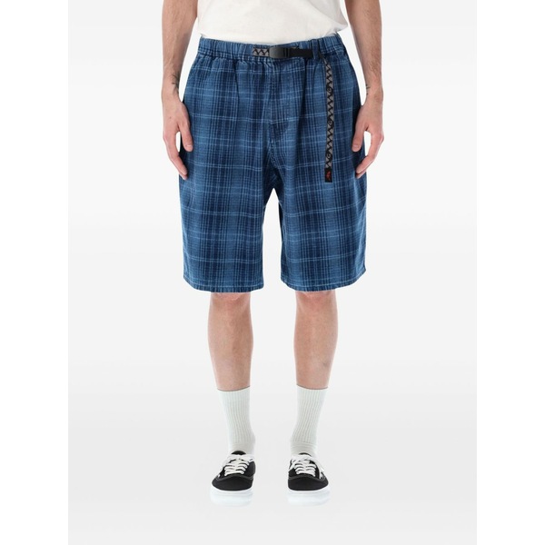 グラミチ メンズ 心地よいズボン下 ボトムス Lagoon shorts Blue