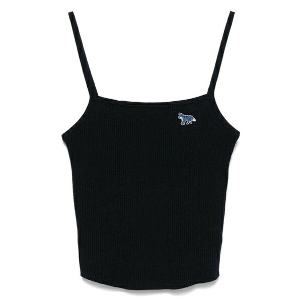 棲み家 稲荷 レディース カットソー トップス Fox-motif tank top Blue