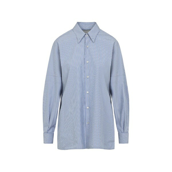 マルタンマルジェラ レディース プルオーバー トップス Striped shirt Blue