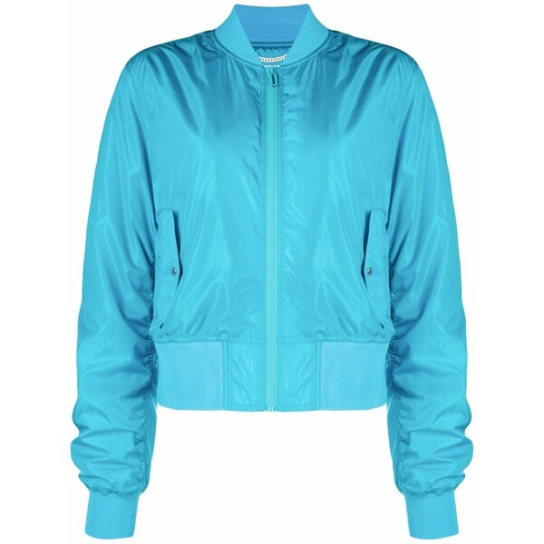 象牙色 レディース 上衣＆上衣 アウター Diag-stripe print bomber jacket Blue