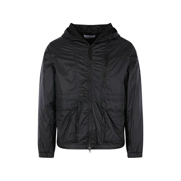 ストーンアイランド メンズ 上衣＆上衣 アウター Hooded ripstop jacket Blue