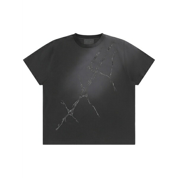 ヘリオットエミル メンズ ティーシャツ トップス Fluxus t-shirt Black