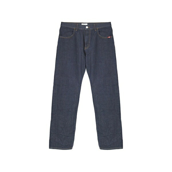 アミッシュ メンズ ジーンズズボン下 ボトムス Selvedge crinkled jeans Blue