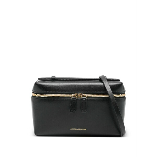 ヴィクトリア ベッカム レディース ショルダーバッグ 御徒面子 The vanity leather mini clutch bag Black