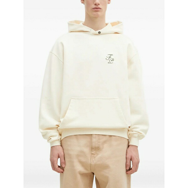 フィリングピース メンズ パーカー・スウェットシャツ アウター Garden-print hoodie Neutrals|asty