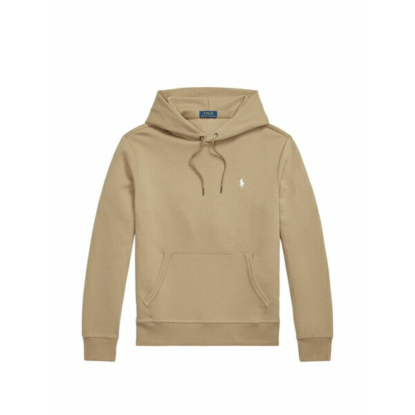 ラルフローレン メンズ パーカー・スウェットシャツ アウター Logo-embroidered drawstring hoodie Neutrals