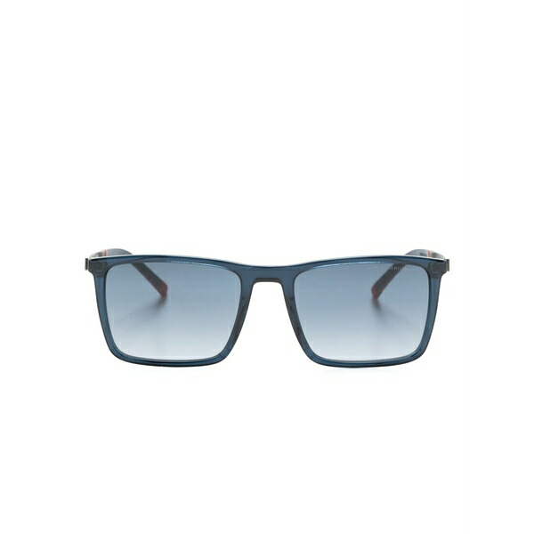 トミー ヒルフィガー メンズ サングラス・アイウェア 付属物 Rectangle-frame sunglasses Blue