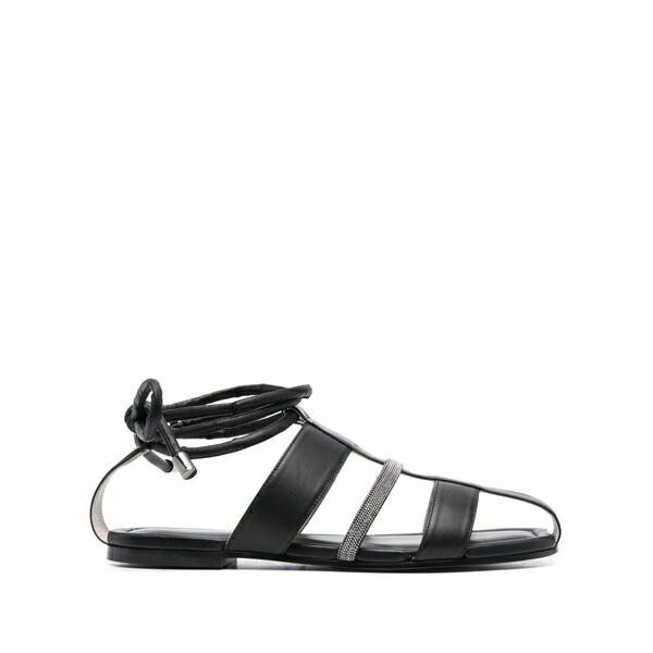 ファビアナ フィリッピ レディース サンダル シューズ Cut-out leather sandals Black