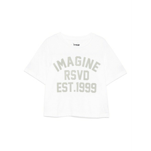 イズエ レディース ティーシャツ トップス Graphic t-shirt White