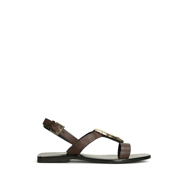 コーラル青碧 レディース サンダル シューズ Buckle-fastening sandals Brown
