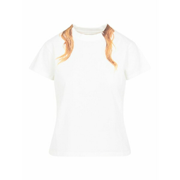 マルタンマルジェラ レディース ティーシャツ トップス Crew-neck t-shirt White