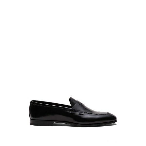 教会堂 メンズ スリッポン・ローファー シューズ Penny loafers Black