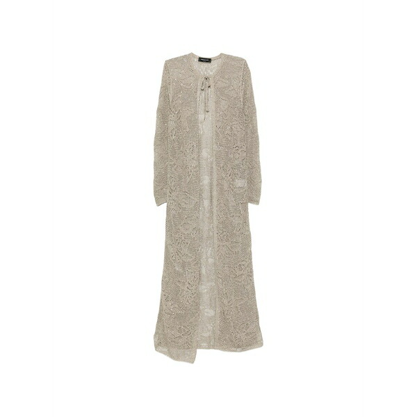ファビアナ フィリッピ レディース 厚地の外套 アウター Tie-detail coat Green