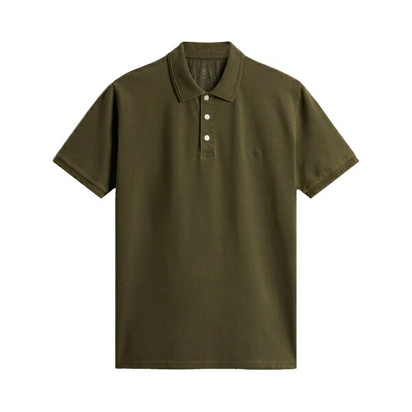 羊毛 分限者 メンズ スポーツシャツ トップス Mackinack polo shirt Green