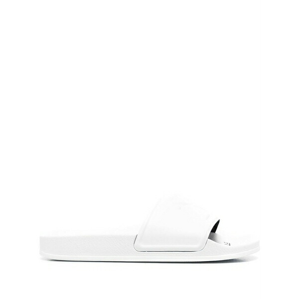 象牙色 レディース サンダル シューズ Arrows logo-embossed slides White